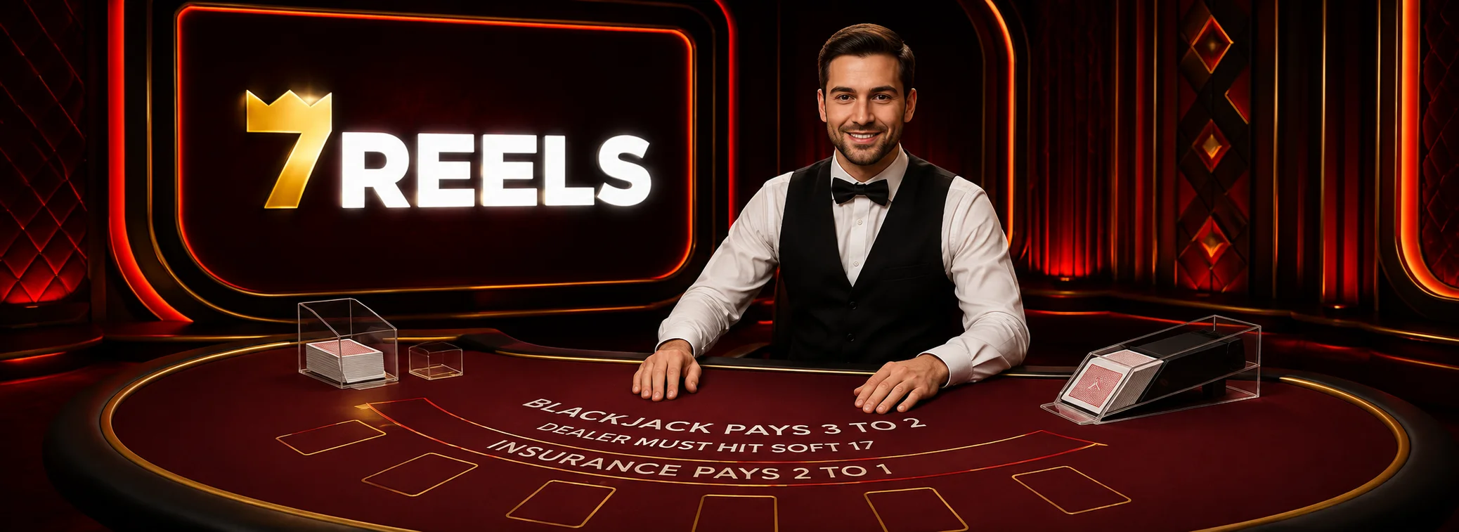 Live dealer rooms at 7Reels